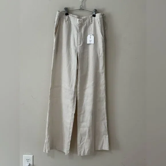 NWT HIHO Izzy Trouser Linen Pants size XS - Picture 1 of 5